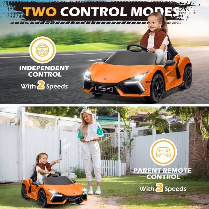 TWO CONTROL MODES

INDEPENDENT CONTROL  
With 2 Speeds

PARENT REMOTE CONTROL  
With 3 Speeds