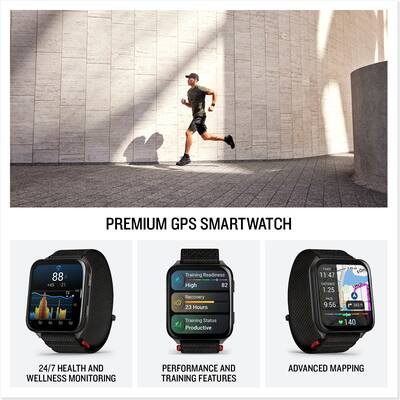 Garmin Venu X1 GPS Smartwatch 51 mm Fiber reinforced polymer Black Garmin Venu X1 GPS Smartwatch 51 mm Fiber reinforced polymer Black