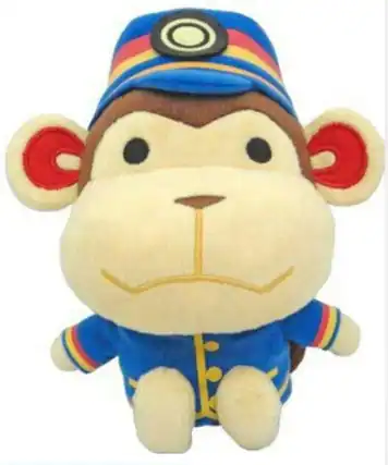 Front. Little Buddy - Animal Crossing 8" Plush Porter - Multi-Color.
