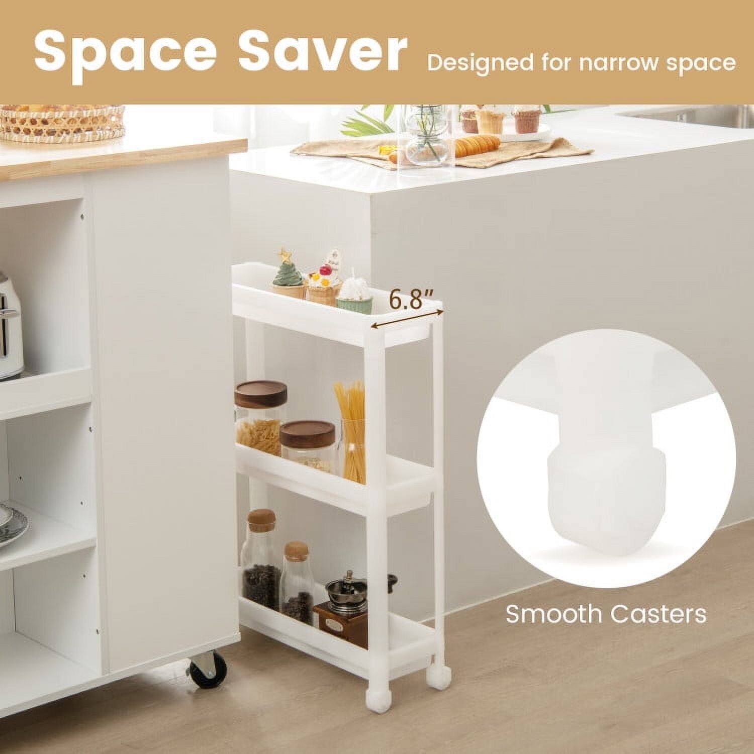 Space Saver  
Designed for narrow space  

6.8" Smooth Casters