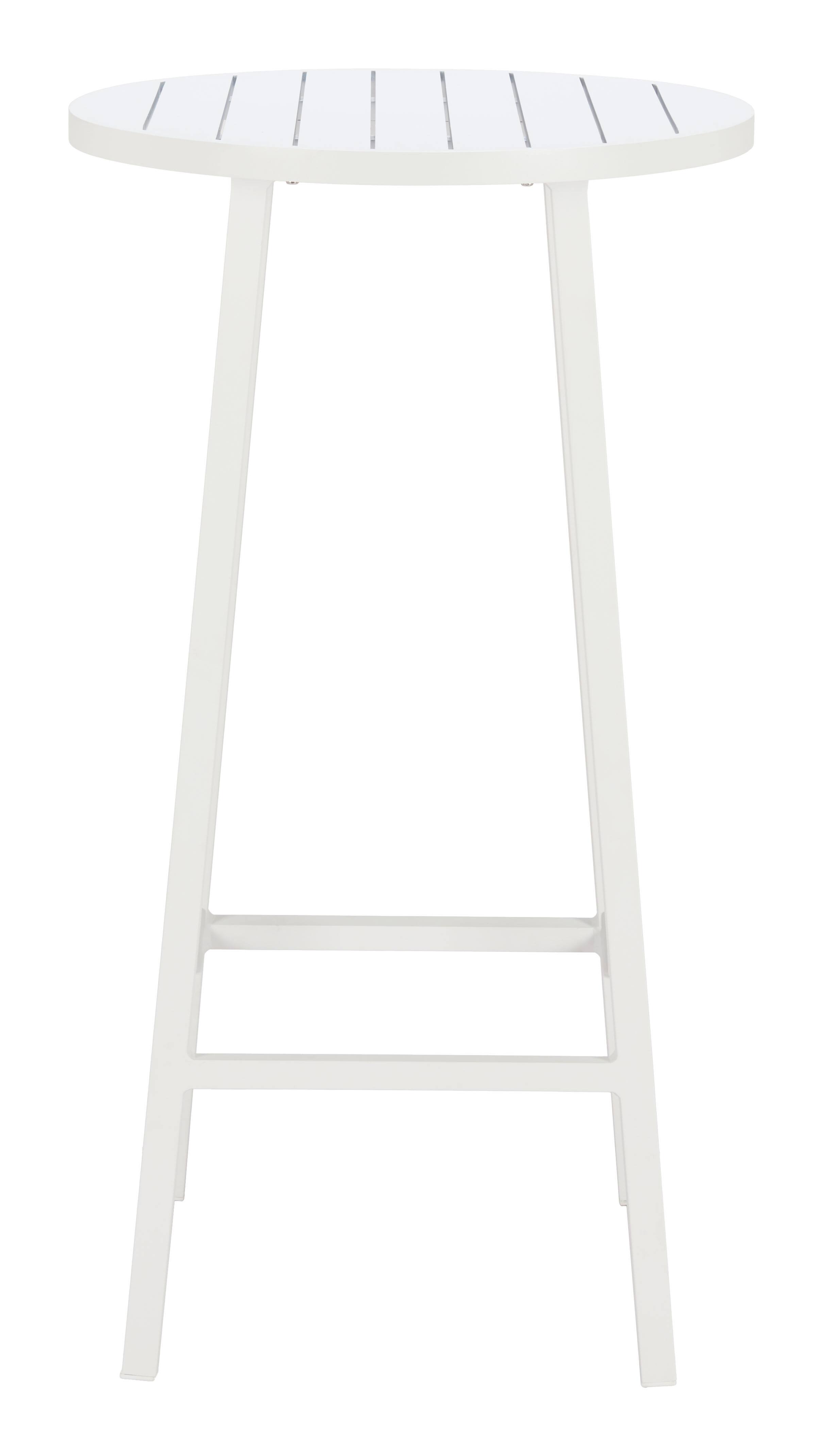 Alt View 2. Hivvago - Ren Bar Table White - White.