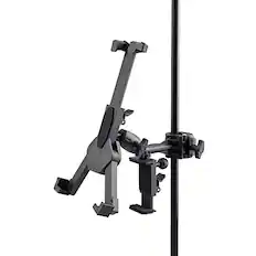 Front. On Stage Stands - On-Stage TCM1500 Tablet/Smartphone Holder (Setup for Tablets, Computers, E-Readers, Smartphones, and Phablets, Clamp - Black.
