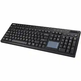 Adesso - WKB-4450UB Keyboard - Wireless Connectivity - RF - 2.40 GHz - 104 Key(s) - CoPilot, Desktop, Internet - Unknown