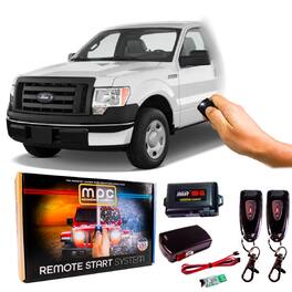 MPC - Complete (2) 1-Button Remote Start Kit For 2009-2010 Ford F-150 - Black