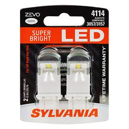 Sylvania - Zevo 4114 White LED Bright Interior Exterior Mini Light Bulb, 2 Pack