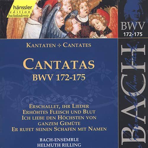 Helmuth Rilling - Sacred Cantatas BWV 172-175  - COMPACT DISCS