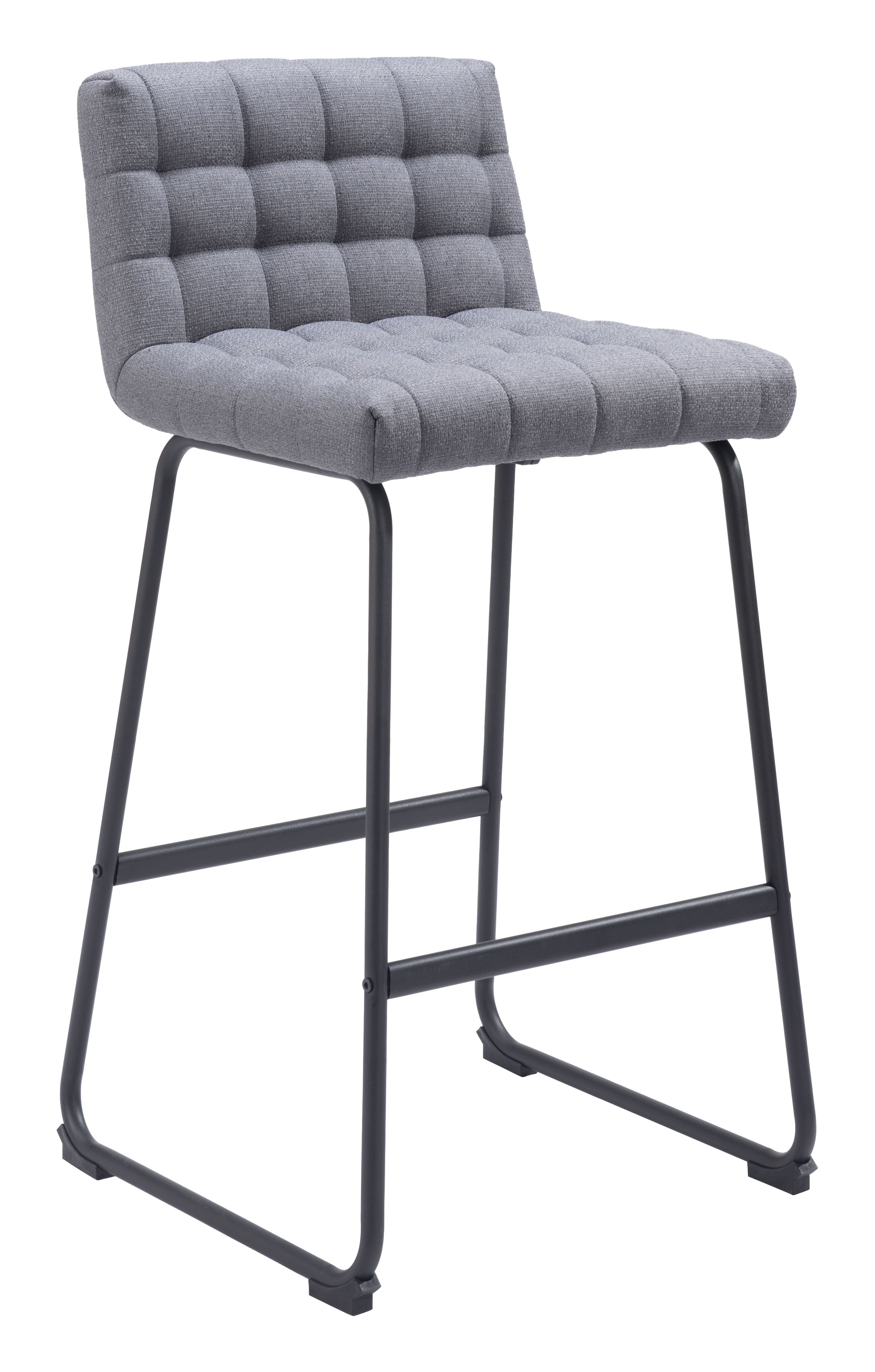 Hivvago - Pago Barstool (Set of 2) - Gray