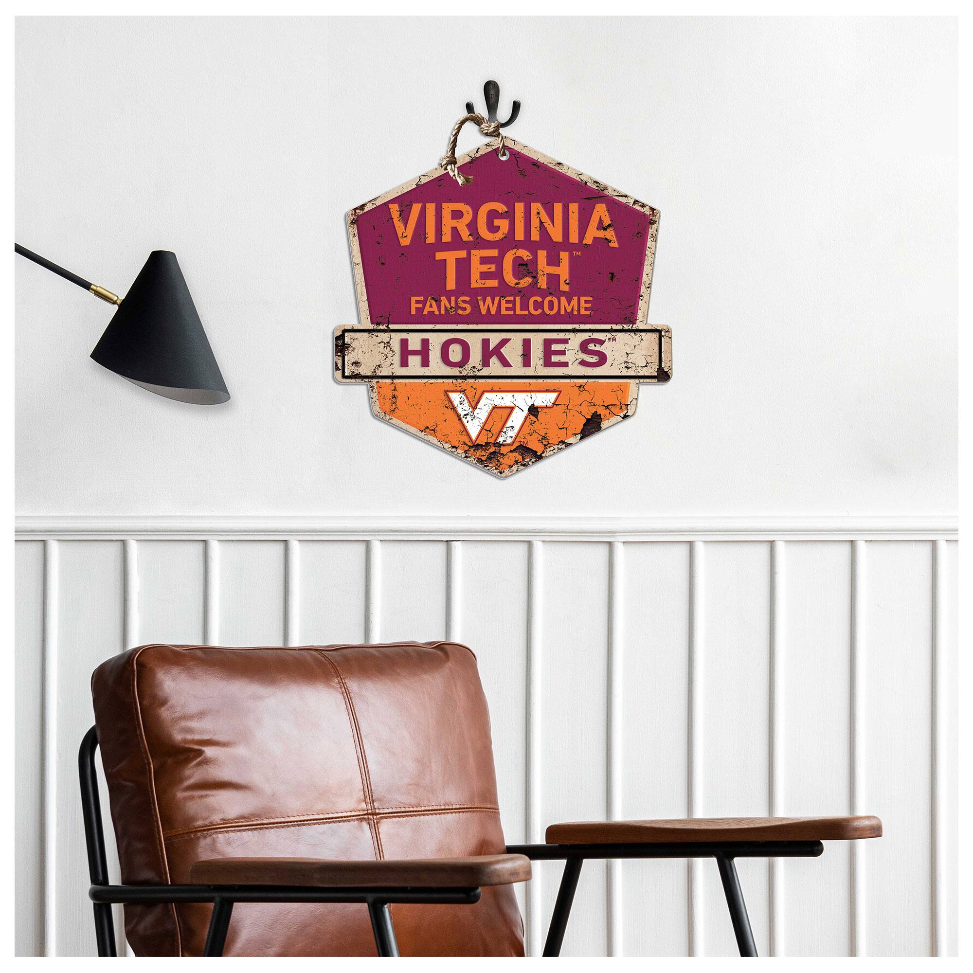 VIRGINIA TECH  
FANS WELCOME  
HOKIES  
VT