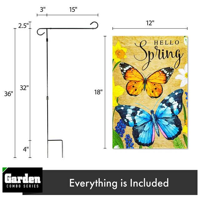 3" 15" 2.5" 32" 36" 18" 12" HELLO Spring Garden COMBO SERIES Everything is Included