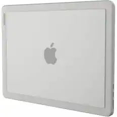 Front. Incase - Incase Hardshell MacBook Air Case - For Apple MacBook Air - Clear - Matte - Scratch Resistant, Fingerprint Resistant - Gray/Clear.