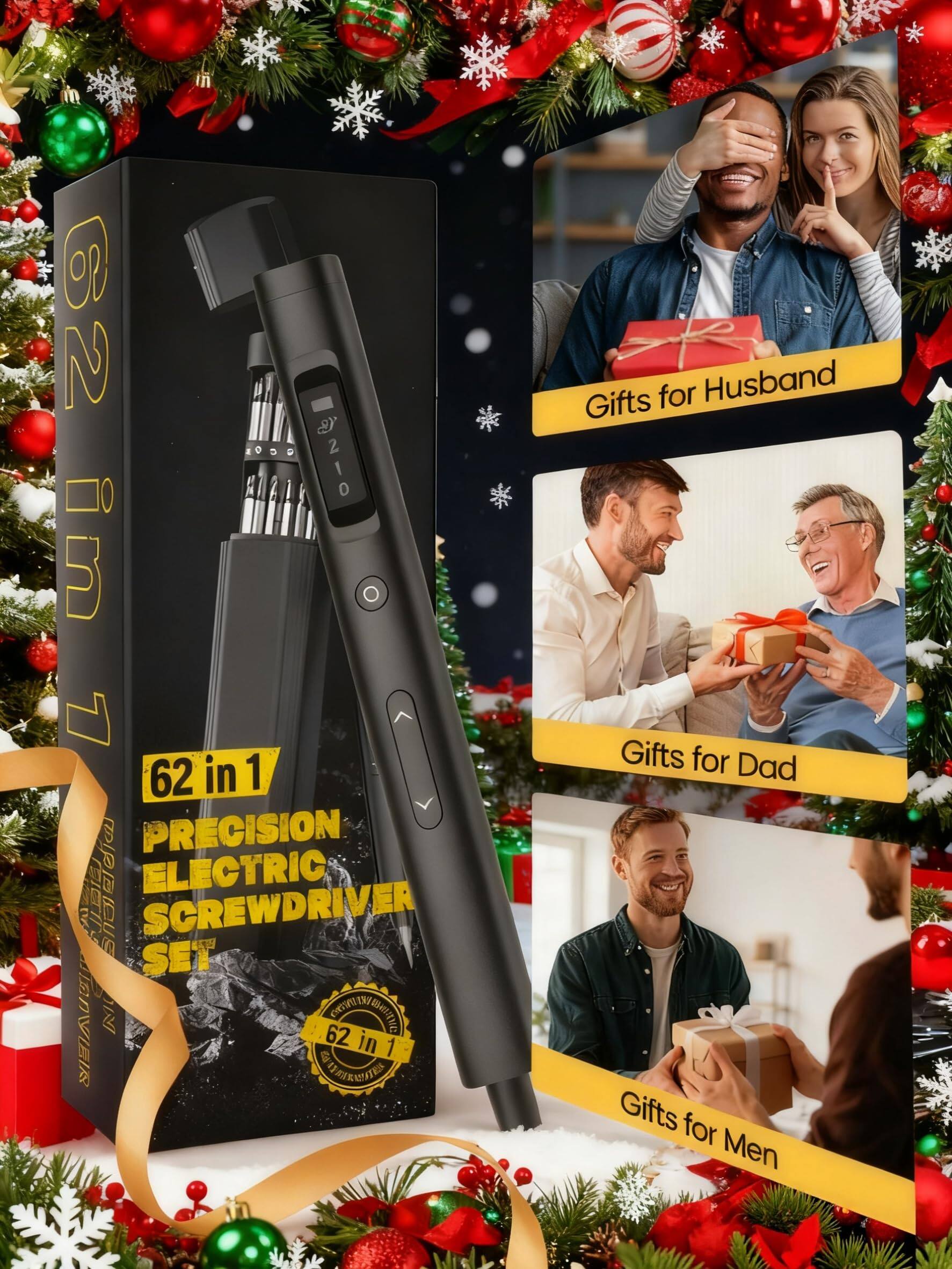 62 in 1 PRECISION ELECTRIC SCREWDRIVER SET

Gifts for Husband

Gifts for Dad

Gifts for Men