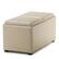 Alt View 5. Simpli Home - Avalon 35 inch Wide Contemporary Rectangle 5 Pc Storage Ottoman in Satin Cream Vegan Faux Leather, Assembled - Satin Cream.