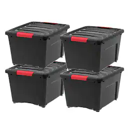 Black 32 Qt 4 Pack