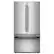 Alt View 19. KitchenAid - 36 in. Wide 24 cu. ft. French Door Counter-Depth Refrigerator with Interior Dispense - PrintShield Stainless.