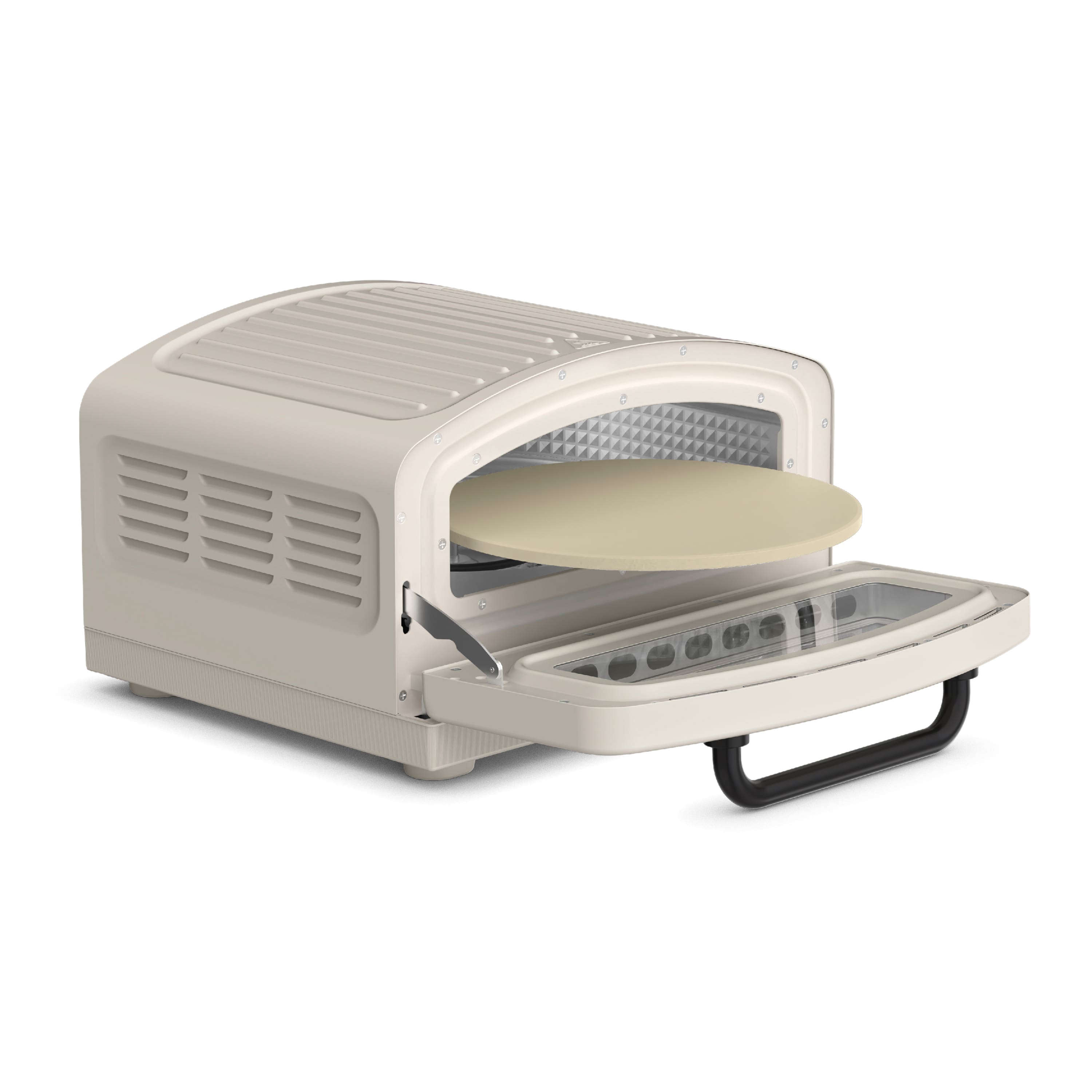 Angle. bella PRO - Blaze Oven+: Pizza, Broil, Bake & Roast - Oatmilk.