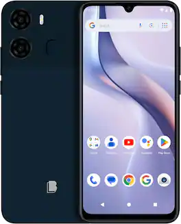 BLU - K2 64GB (Unlocked) - Black-Blue