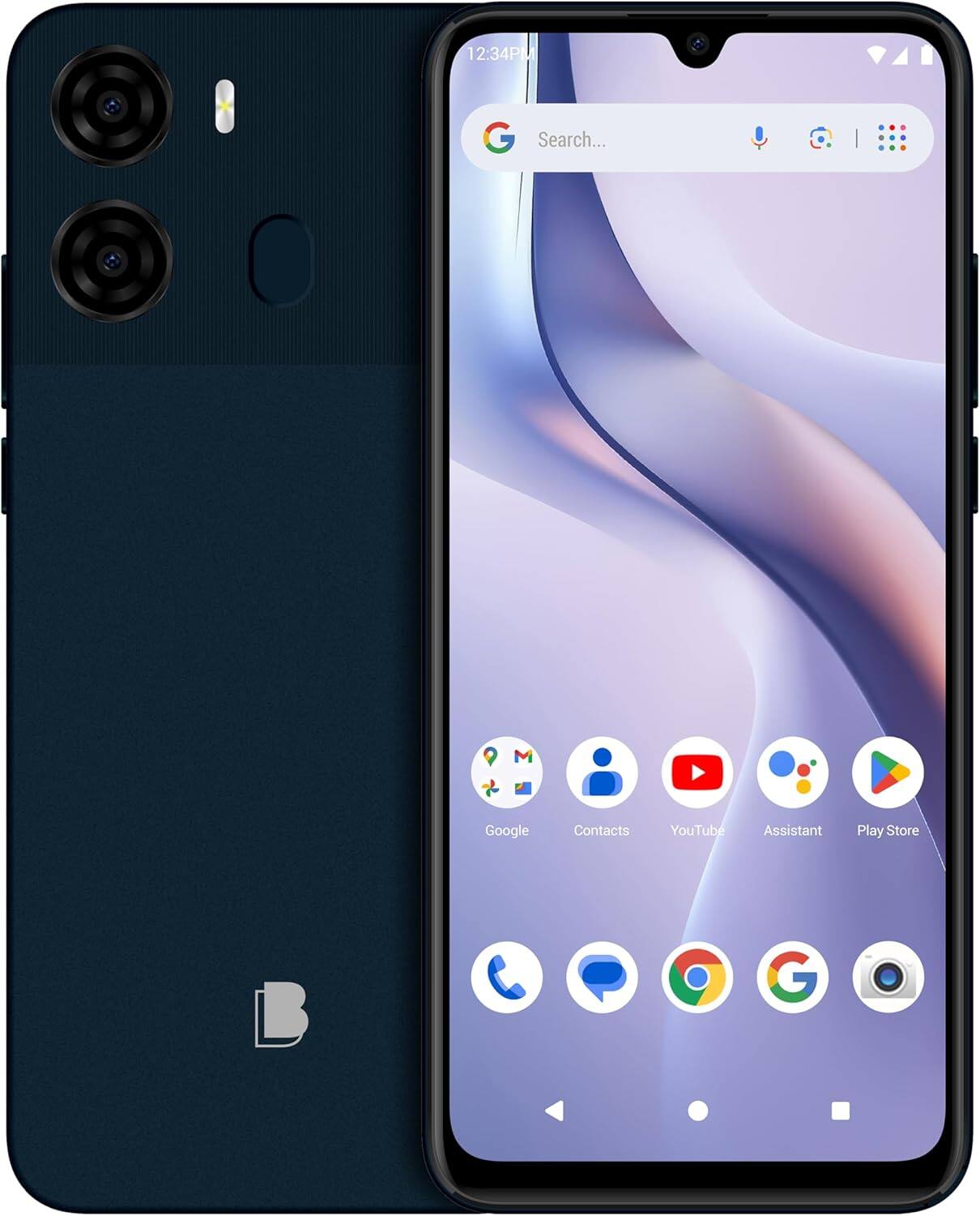12:34 PM  
G Search...  
M Google Contacts YouTube Assistant Play Store