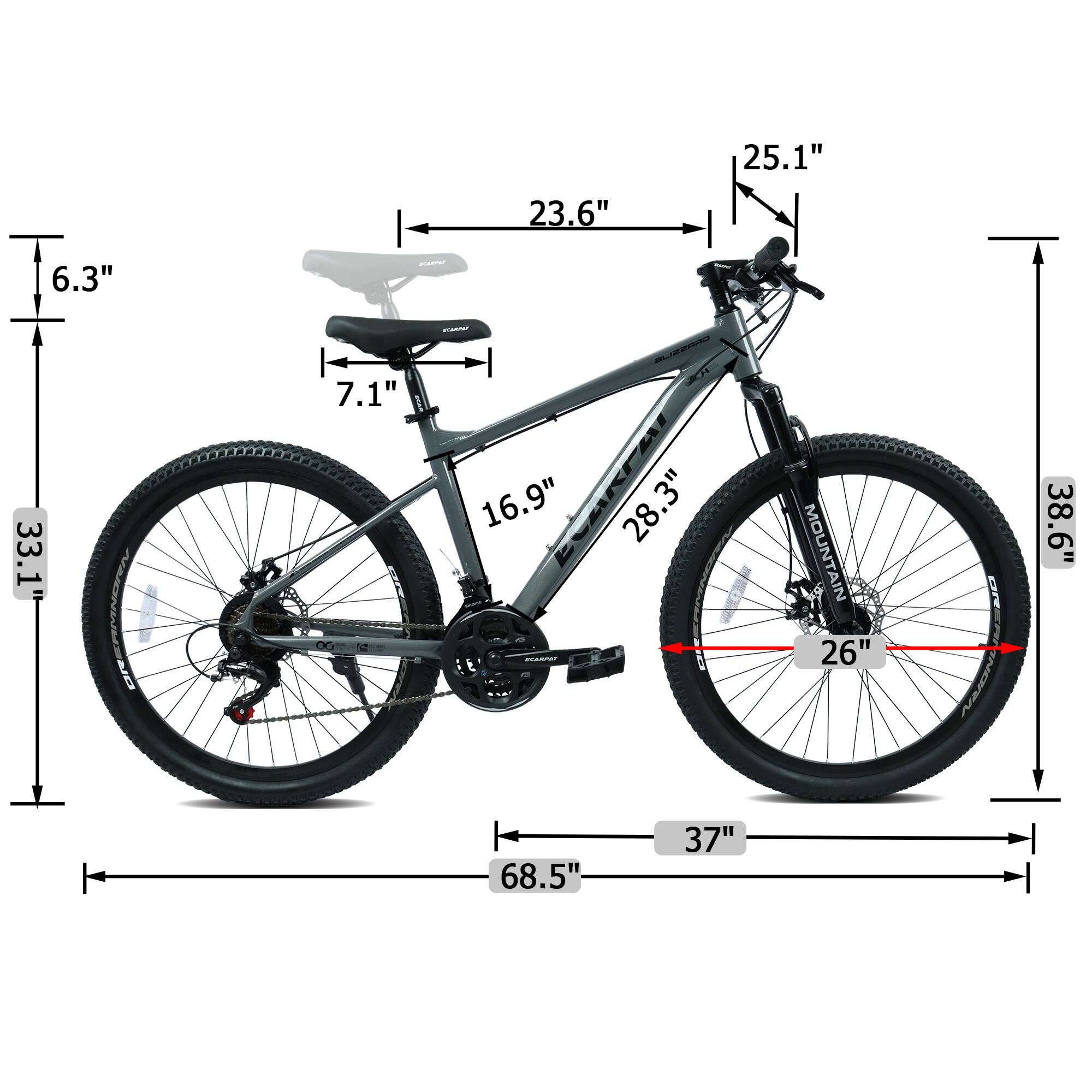 25.1" 23.6" 6.3" - 7.1" 33.1" 16.9" 28.3" 38.6" 68.5" 37"