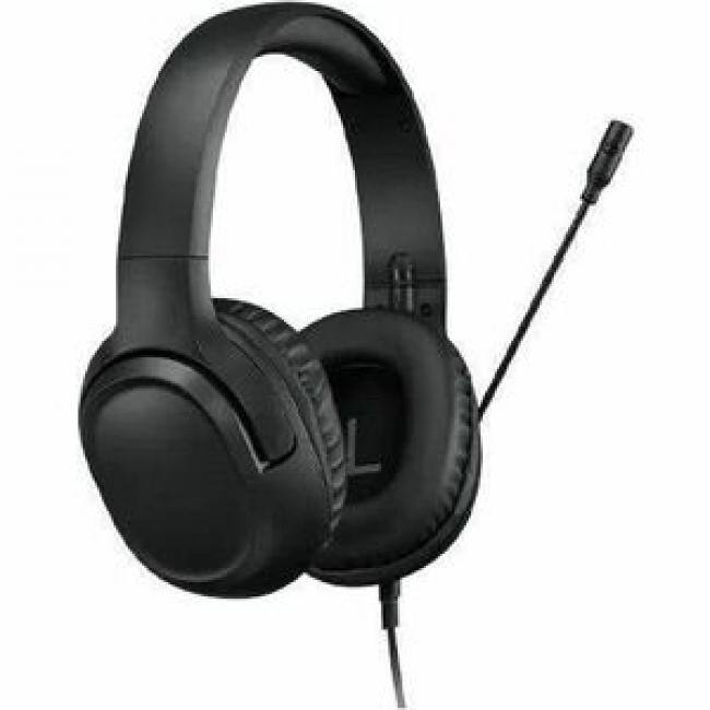 Front. Lenovo - Lenovo H110 Gaming Headset - Stereo - Mini-phone (3.5mm) - Wired - 32 Ohm - 50 Hz to 20 kHz - Over-the-head - Binaural - Black.