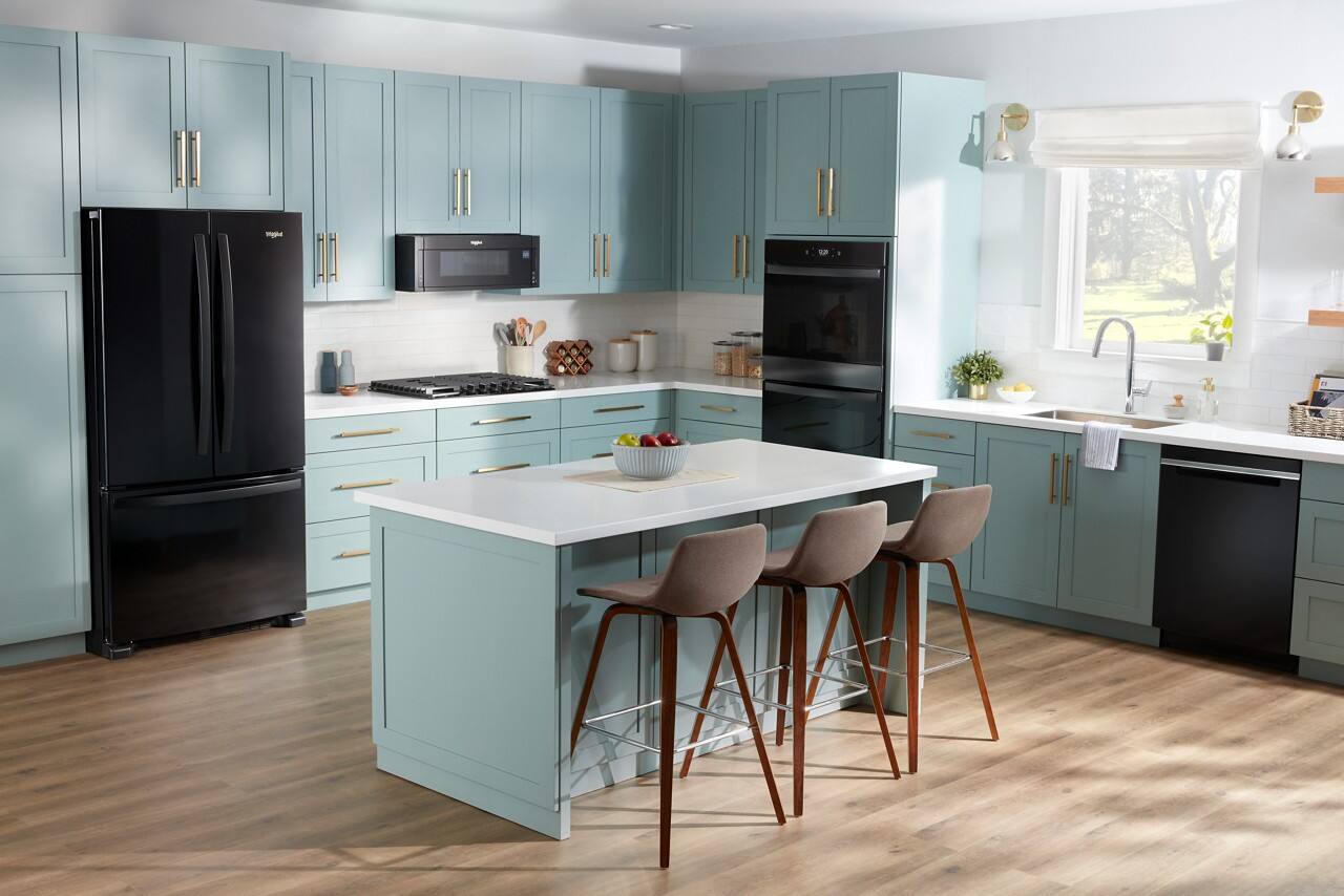 Alt View 6. Whirlpool - 30" Built-In Gas Cooktop with EZ-2-Lift Hinged Cast-Iron Grates - Black Stainless.