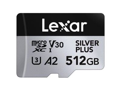 Lexar Professional SILVER PLUS Series microSDXC™ UHS I Card with Lexar Professional SILVER PLUS Series microSDXC™ UHS I Card with