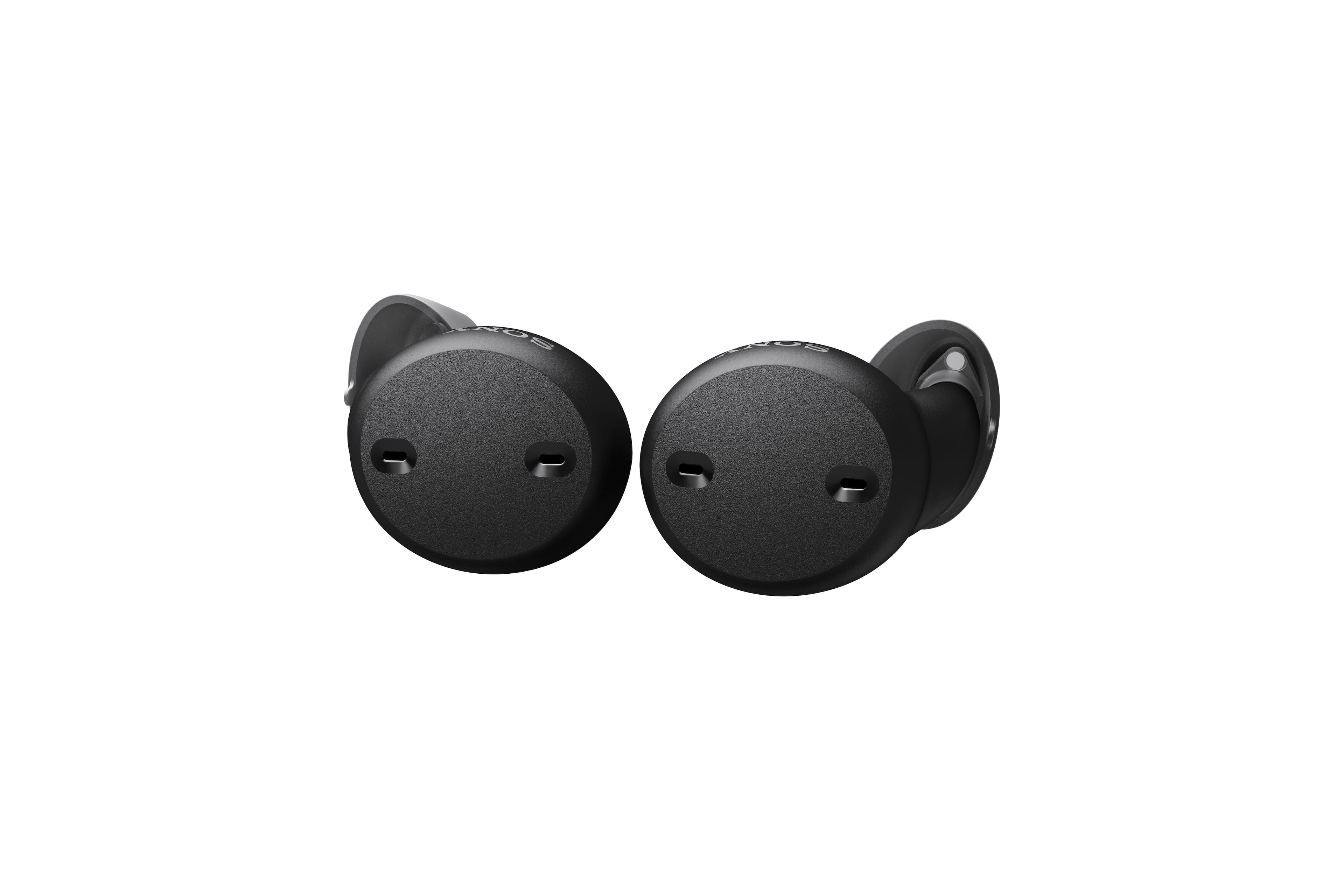 Left. Sony - Earbud Style OTC Rechargeable Hearing Aids, Self-Fitting CRE-E10 - Black.
