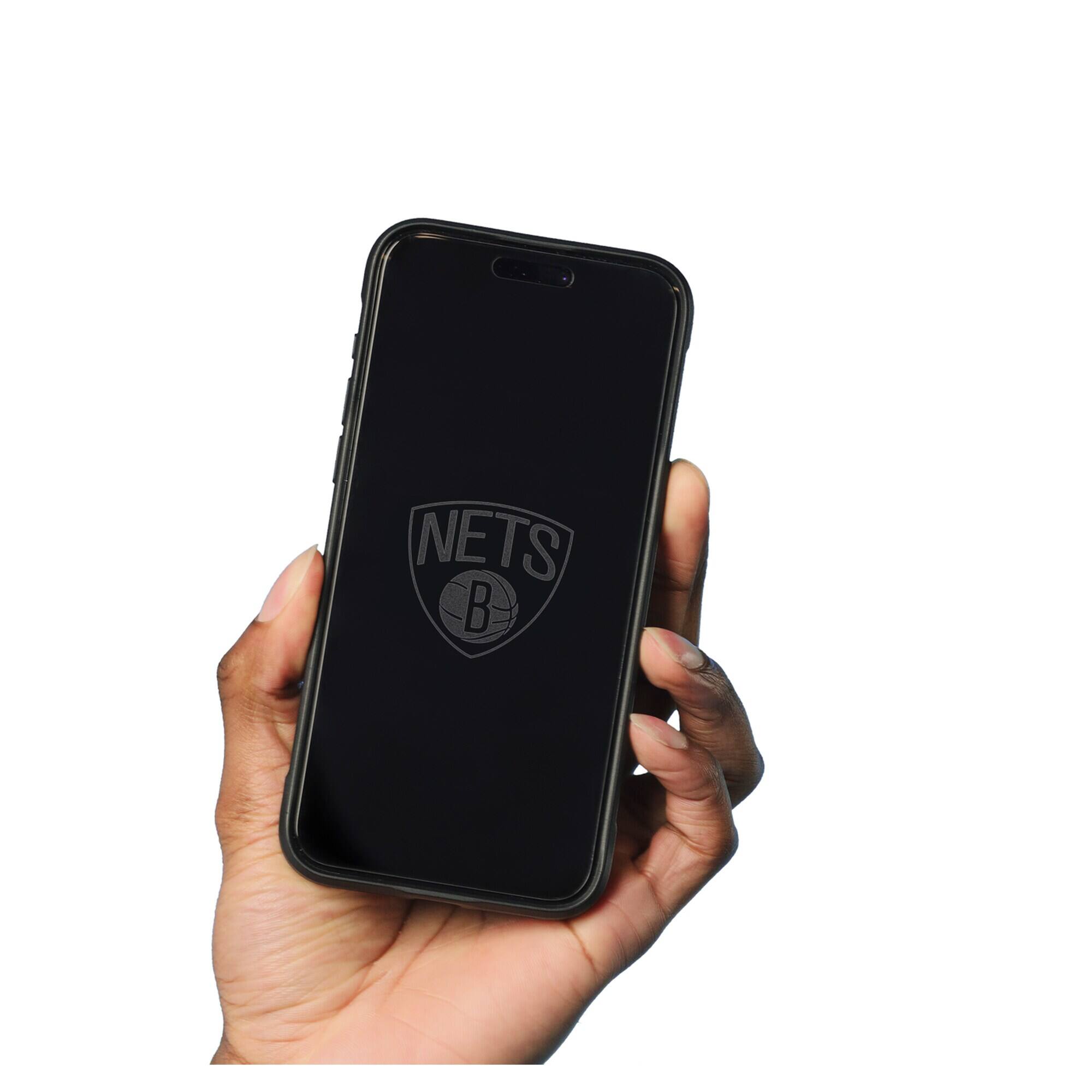 Alt View 3. Screen Skinz - Brooklyn Nets iPhone Privacy Screen Protector - 17 - Multicolor.