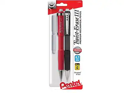 Twist-Erase III
Premium Mechanical Pencil
0.7
Designed for Lefties
Pentel