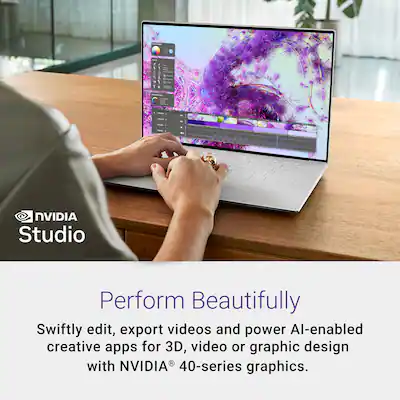 Dell - XPS 16 16.3” FHD+ Laptop – Intel Core Ultra 7 – Evo Edition - 16GB Memory – NVIDIA GeForce RTX 4050 - 1TB SSD - Platinum