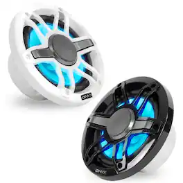 NVX - MVSP65 (Includes White & Black Grill Sets) 600W Peak (200W RMS) 6.5in V-Series 2-Way Marine Speakers