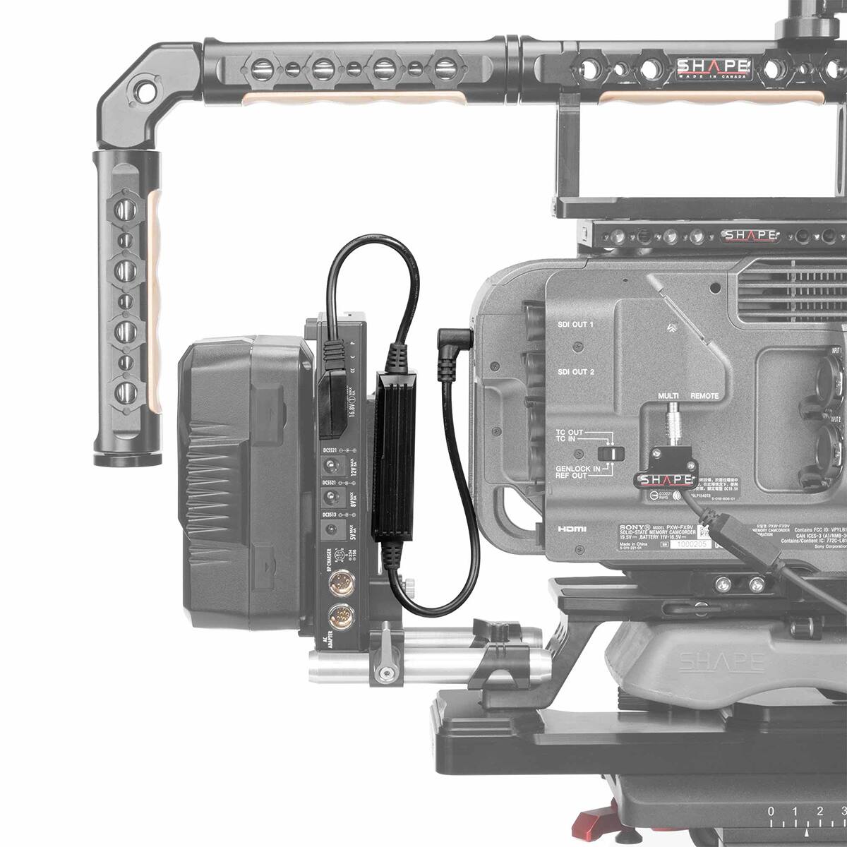 SHAPE MADE . FAMURA

SHAPE

SDI OUT 1
16.8V(D=2) ISION ... KIN  ...  XXIII ...

SDI OUT TC OUT TC N GENLOCK IN REP OUT HDMI

MULTI REMOTE SHAPE IDE EXPEET. IN weet C13 1-08-900-0 SONY POW-FISH SOLO-STATE M/MORT CARCORCER 3.5km www -553-5 video CIVIA 1000205

m FED-4120 THE CARCORDOR Contains or C WYLD sour CAN DA Containsi c 7705-11 Sirity

ARAFFER

SHAPE

0123 Dellink I