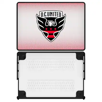 Front. Keyscaper - D.C. United Linen MacBook Case - Pro 16 in - Multicolor.