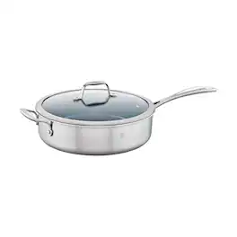 ZWILLING - Spirit 3-ply 5-qt Ceramic Nonstick Saute Pan - Stainless Steel