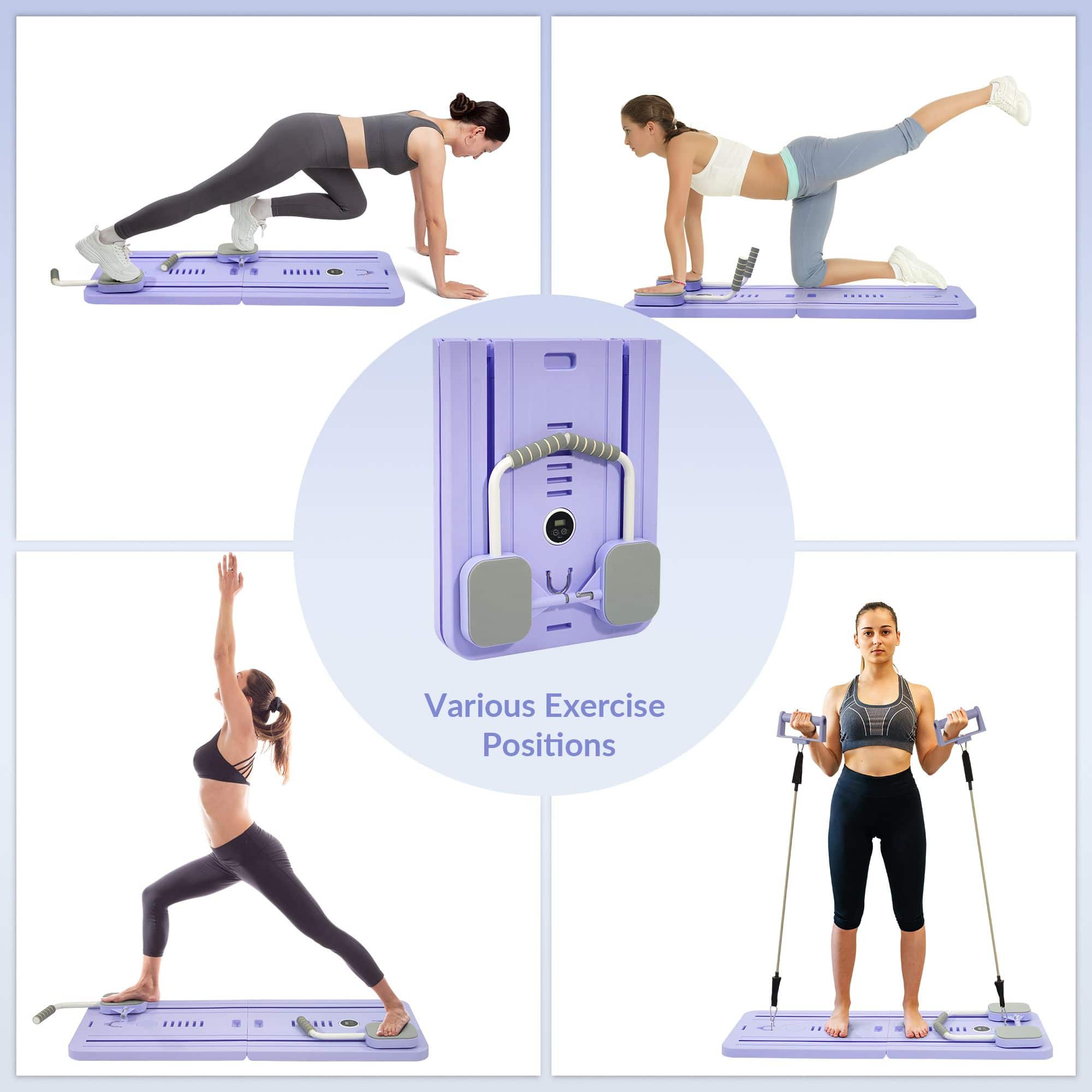 Fitvids 5 in 1 Multi Purpose Pilates Reformer Board Set and Core