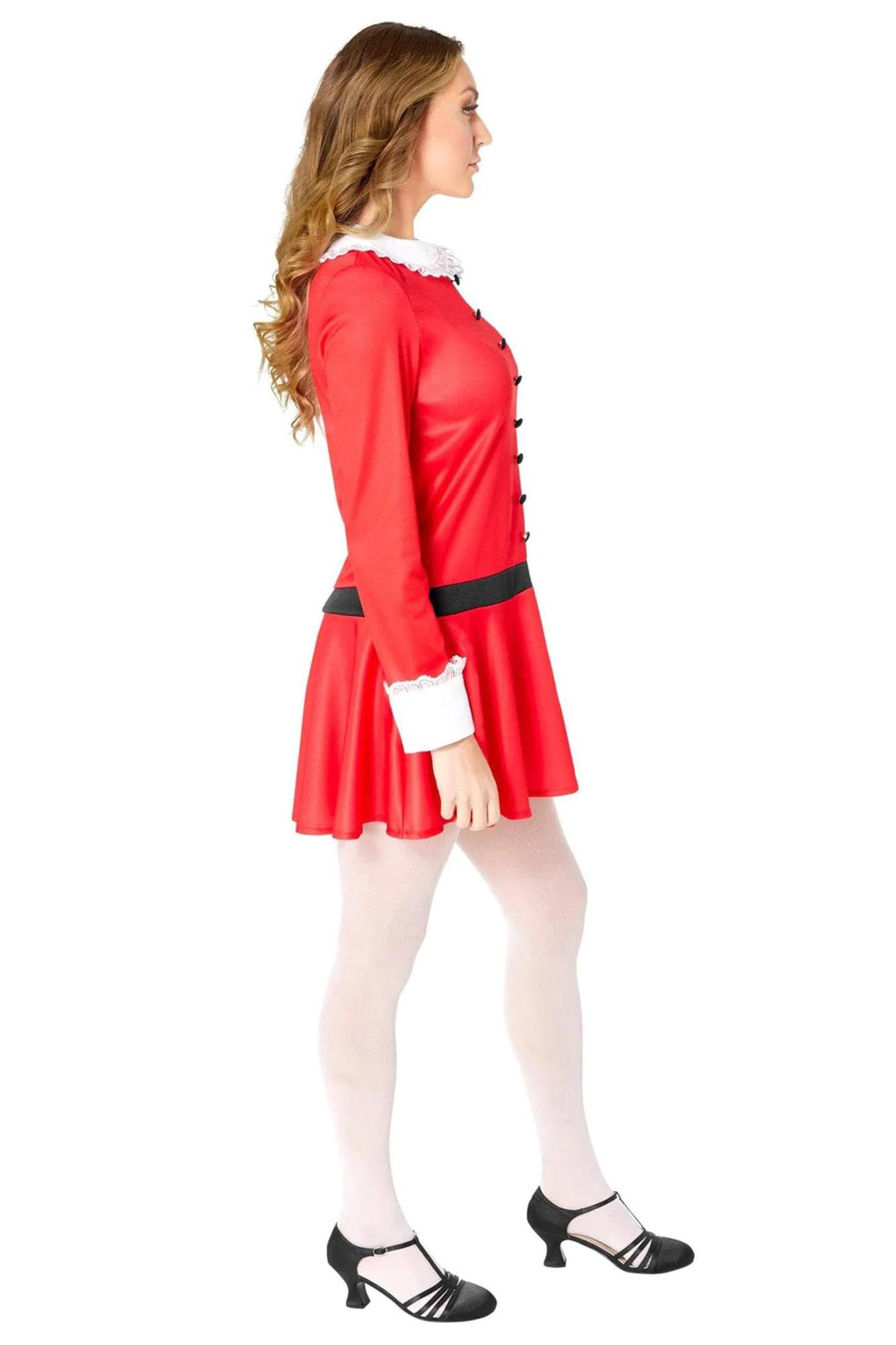 Alt View 10. Rubies - Willy Wonka Veruca Salt Women's Costume | Large - Red.