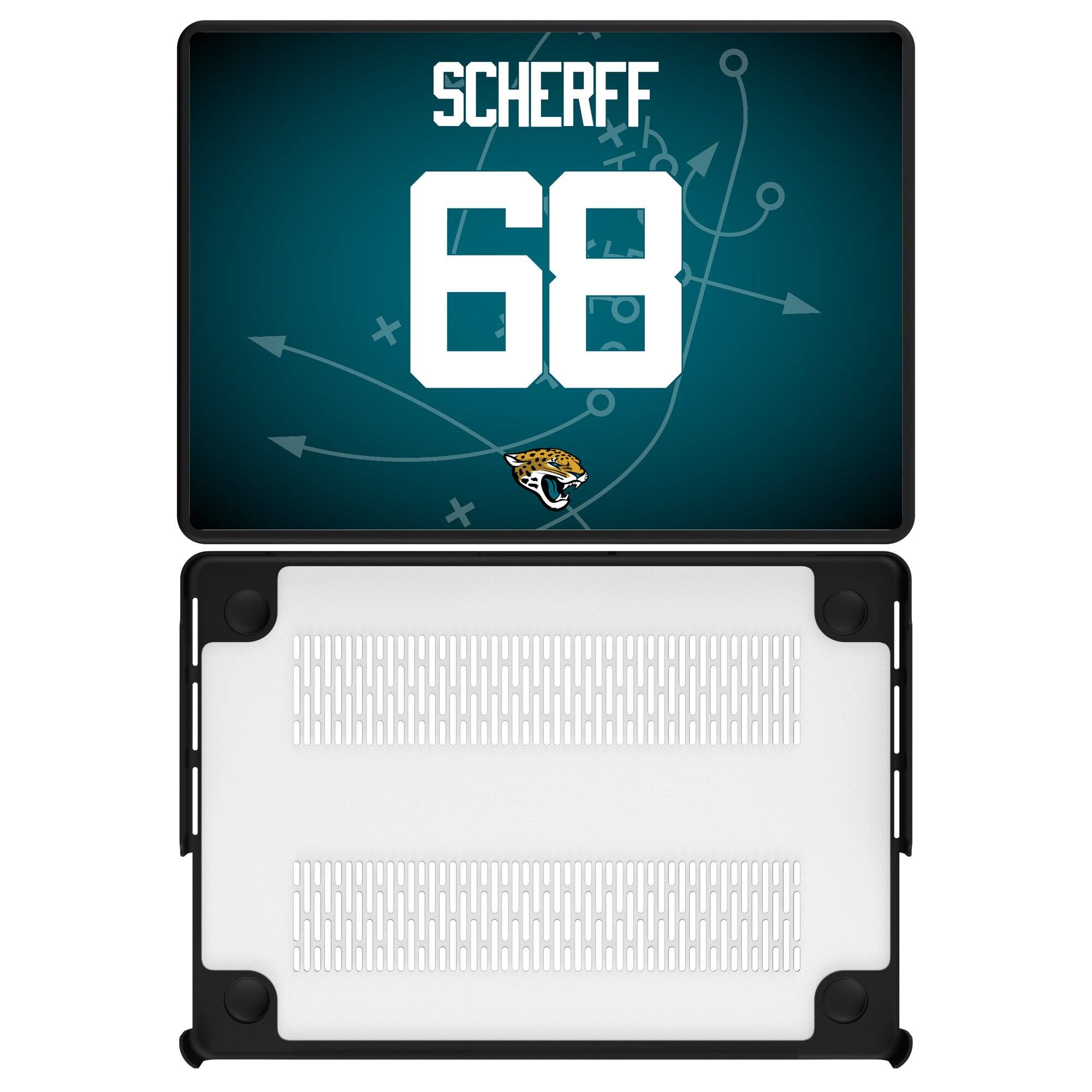 Front. Keyscaper - Brandon Scherff MacBook Case - Pro 13 in - Multicolor.