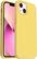 Front. Ornarto - ORNARTO Shockproof Liquid Silicone Designed for iPhone 13 Case Anti-Shock Cover Drop Protection 6.1inch-Lemon Yellow - Lemon Yellow.