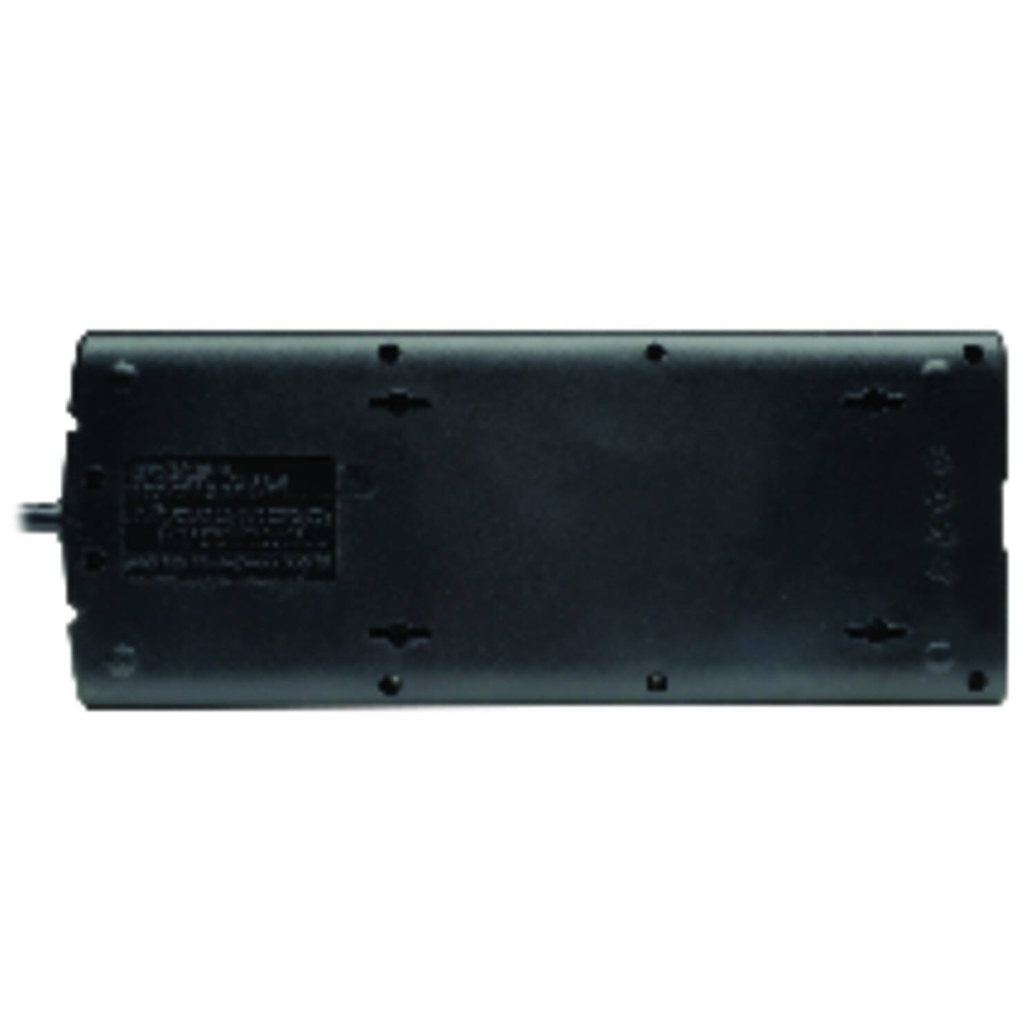 Alt View 2. Tripp Lite - Tripp Lite By Eaton 880-joules Surge Protector With Telephone, Modem, And Coaxial Protection, 12 Outlets - Black.