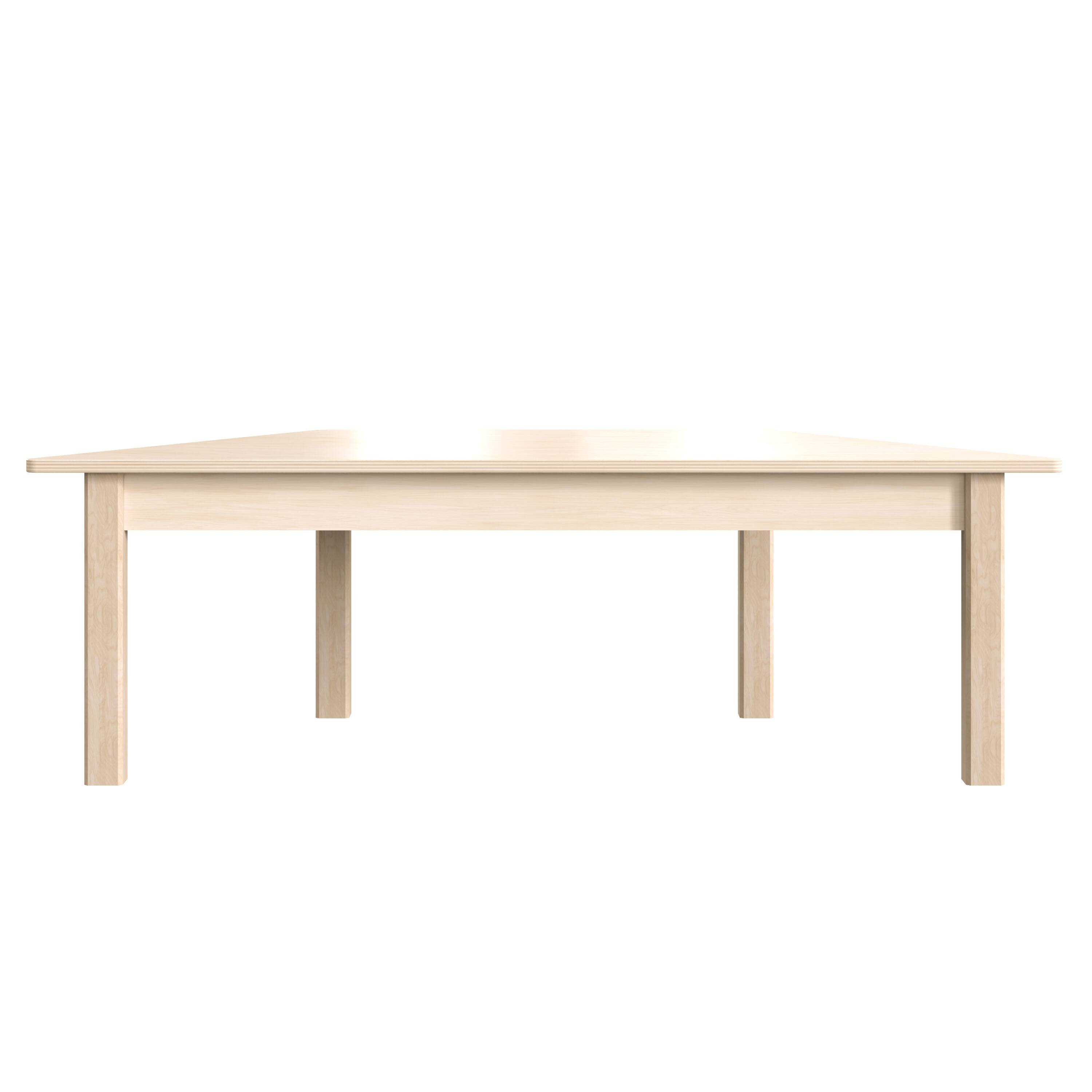 Flash Furniture Bright Beginnings Commercial Grade Wooden Trapezoid ...