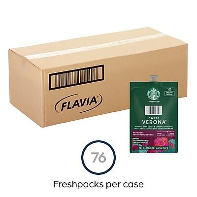 FLAVIA Caffè Verona  
76 Freshpacks per case  
Net 0.32 C 00g