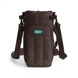 Bagsmart - Paz Expandable Water Bottle Sling, Waterproof Crossbody Bag for 32oz-64oz Bottles for Travel & Daily Use - Umber