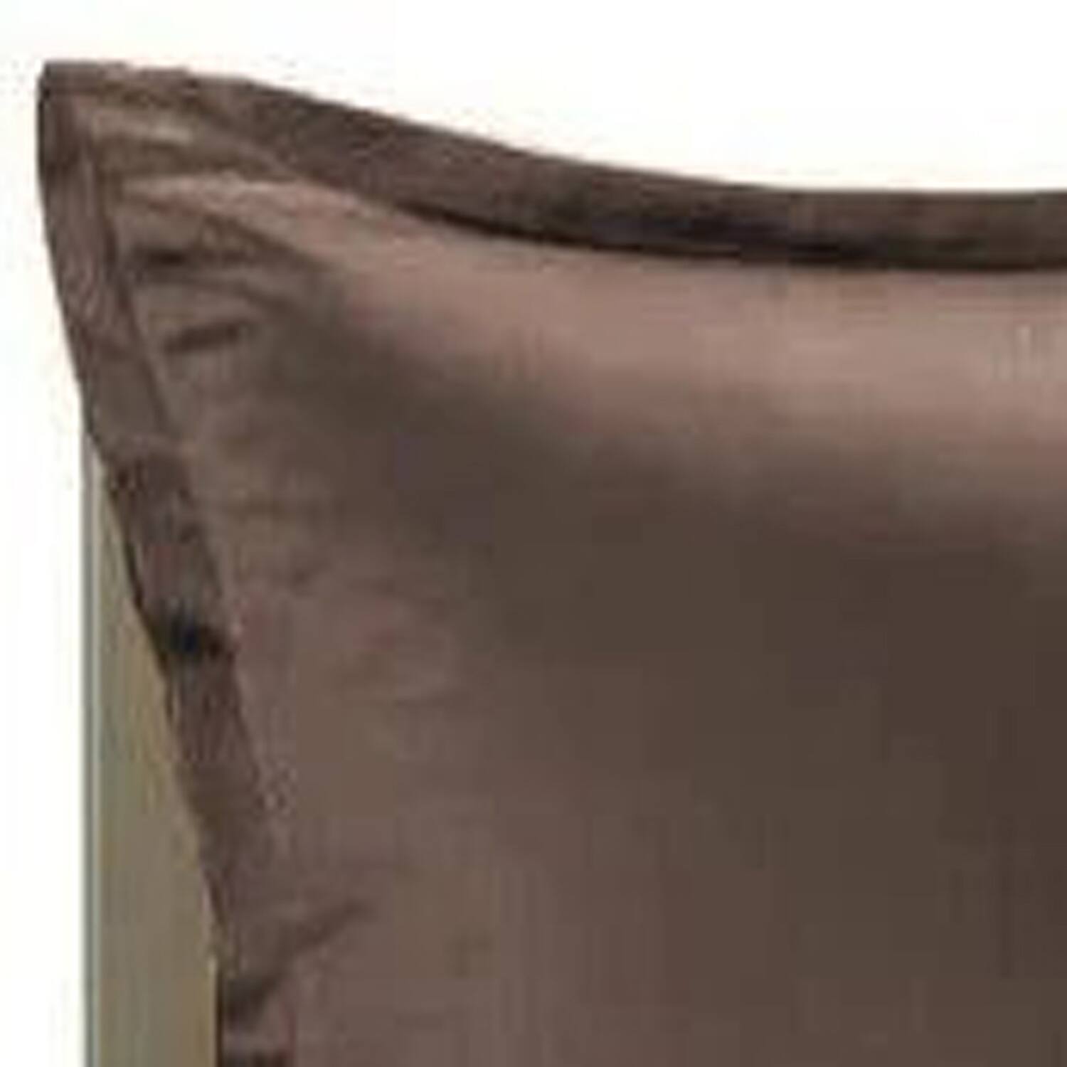 Alt View 2. Home Collection - Brielle Home 100% Premium 250TC Modal Sateen Duvet Cover Set 108" x 98" and Two 20" x 26" Shams Set Full/Queen Chocolate - Chocolate.