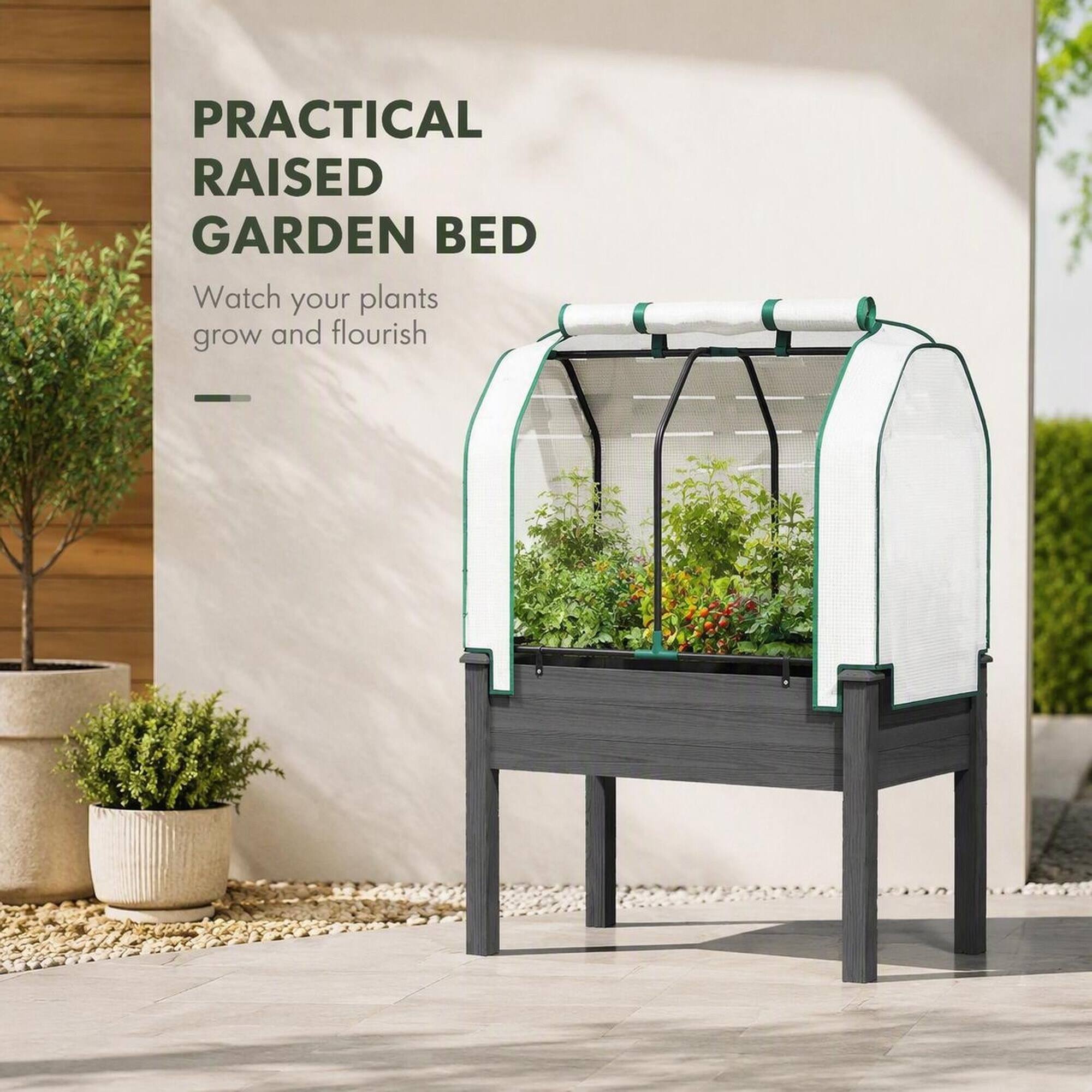 PRACTICAL RAISED GARDEN BED  
Watch your plants grow and flourish