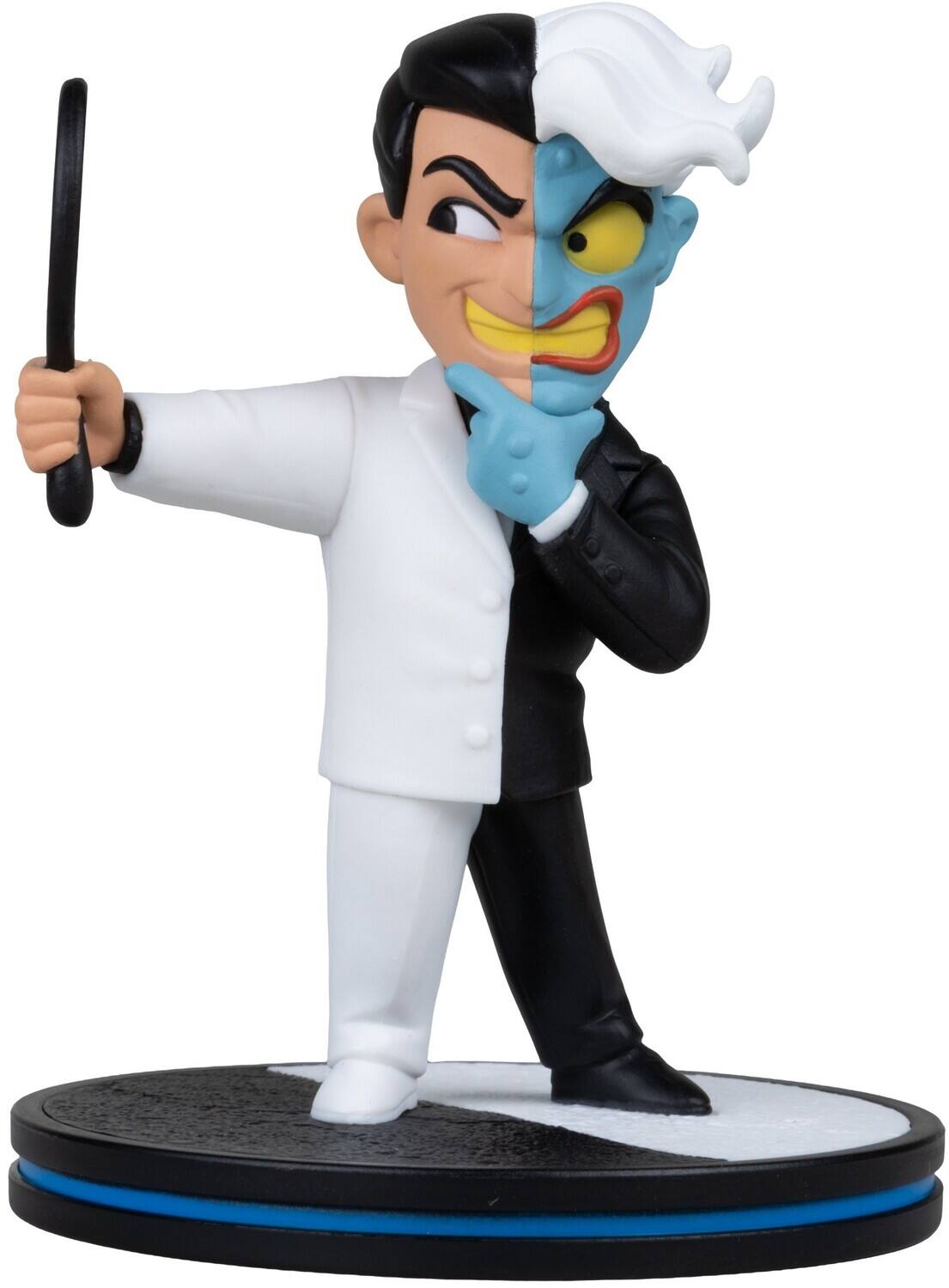 Alt View 1. McFarlane Toys - McFarlane Toys - QMx - DC Two-Face (Batman: The Animated Series) 4" Q-Fig Posed Figure   - COLLECTIBLES - Multicolor.