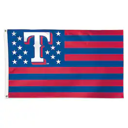 WinCraft - Texas Rangers Deluxe 3' x 5' Flag - Multicolor