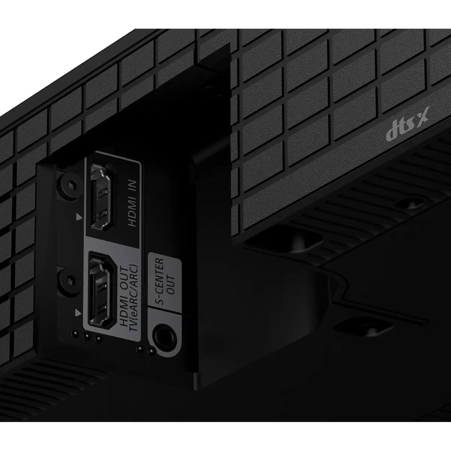 dts X IN HDMI IN HDMI OUT (eARC/ARC) S-CENTER OUT