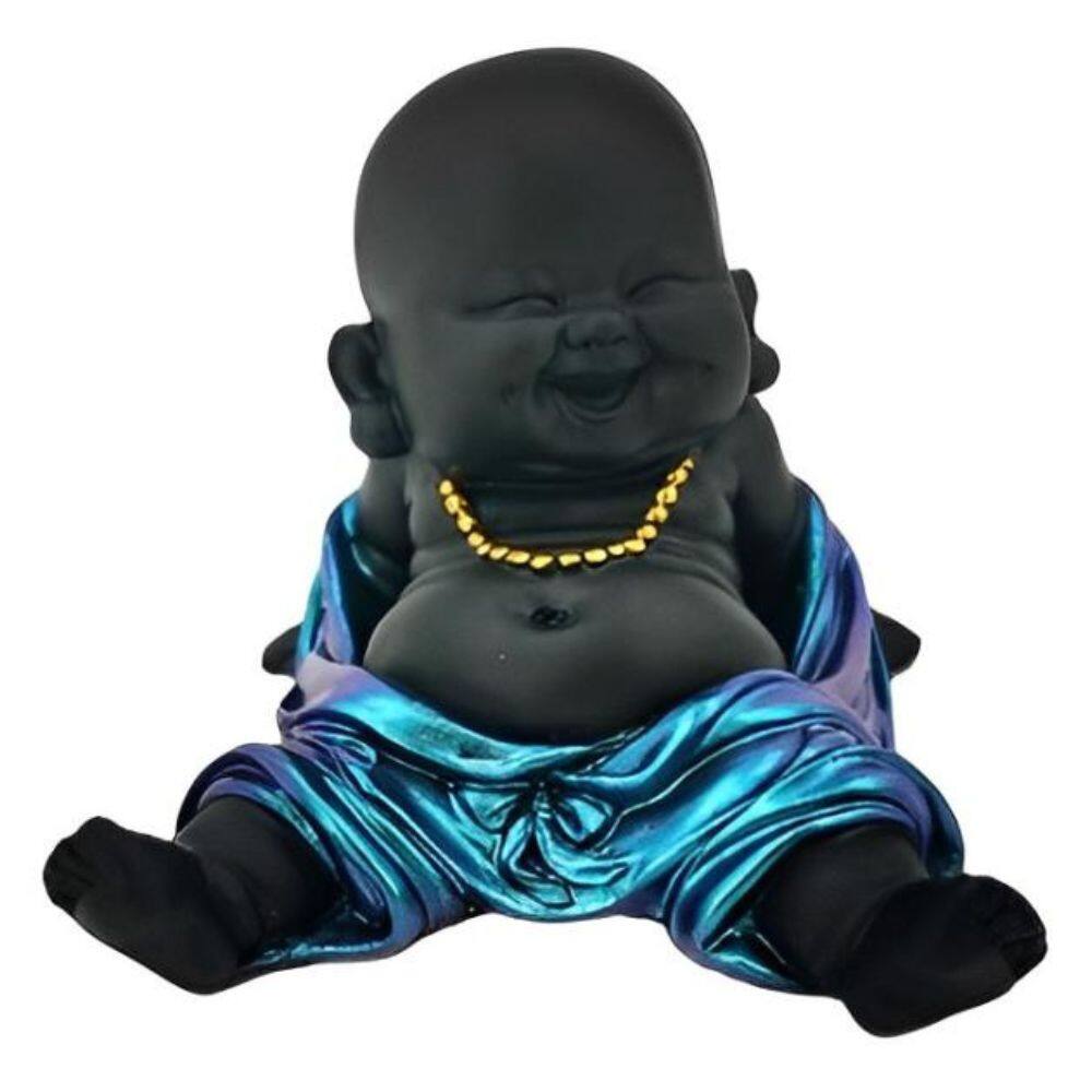 Front. FC Design - FC Design 3.5"W Buddha Sitting Figurine Statue Office Desk Tabletop Home Decor Gift - Multi-Color.