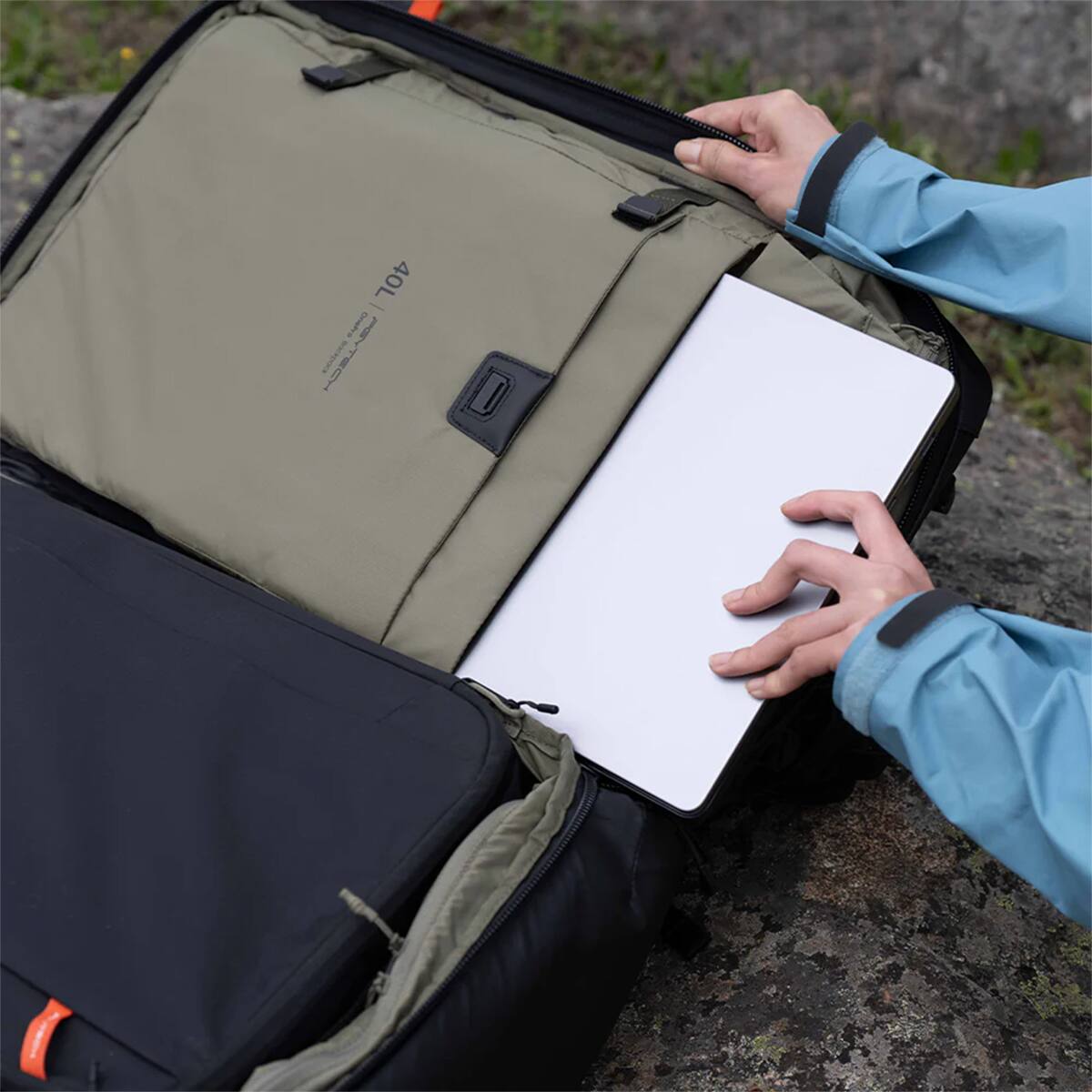 Alt View 5. PGYTECH - PGYTECH OnePro Flex 40L Backpack with Medium Camera Insert, Space Black.