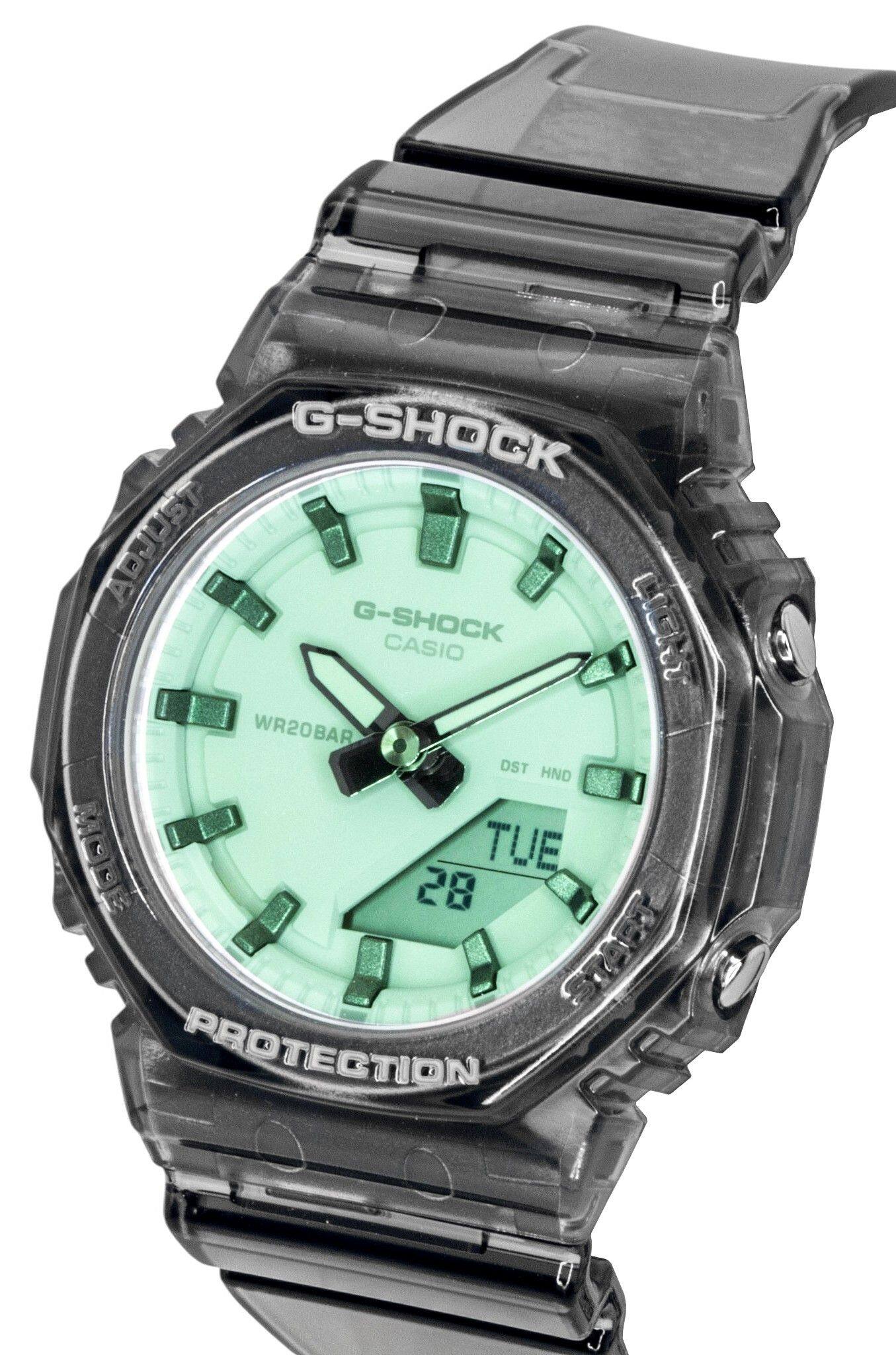 G-SHOCK ADJUST i G-SHOCK LIGHT CASIO WR20BAR DST HND TUE 28 PROTECTION