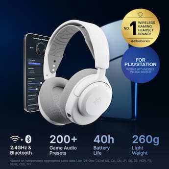 SteelSeries Arctis Nova 3P Wireless Over the Ear Gaming Headset SteelSeries Arctis Nova 3P Wireless Over the Ear Gaming Headset